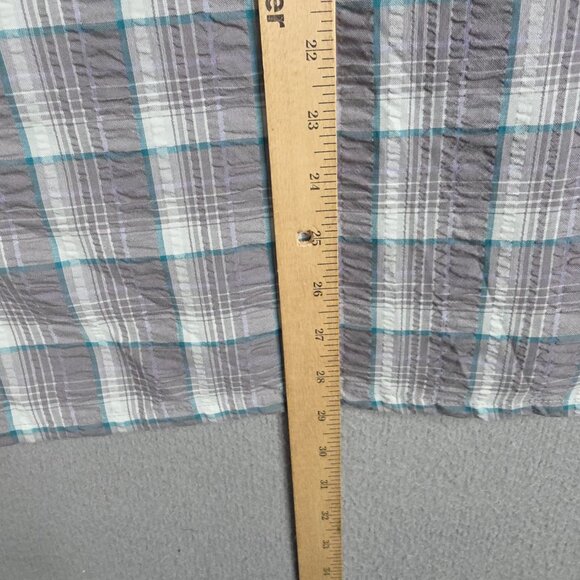 Patagonia Shirt Mens Size Large Plaid Puckerware Button Down Seersucker Textured - Picture 8 of 9